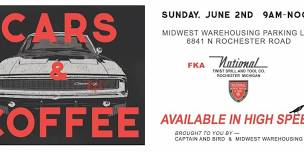 Cars and Coffee at the former National Twist Screw and Drill