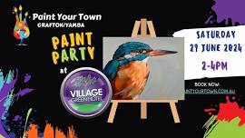 Paint pARTy at Village Green Hotel, Grafton, Saturday 29 June 2-4pm