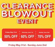 Clearance Blowout Event