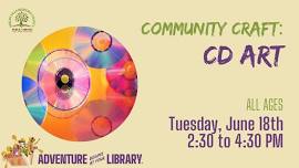 Community Craft: CD Art (All Ages)