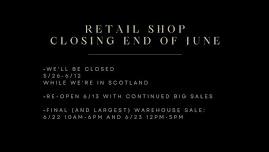 Final (& Largest) Closing Warehouse Sale