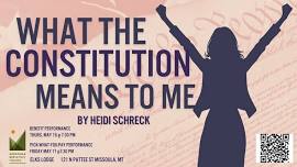 What the Constitution Means To Me-Benefit Night