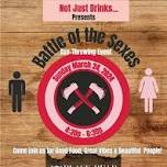 Battle of the Sexes an Axe-Throwing Event