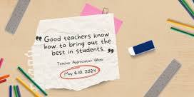 Teacher Appreciation Week 2024