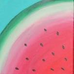 Toddler Time: Watermelon Canvas