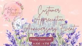 2nd Annual Customer Appreciation Anniversary Event