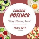 Church Potluck - Down Memory Lane