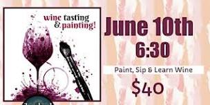 Wine Tasting & Paint Night