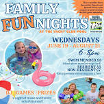 Wednesdays Family Fun Nights at the Yacht Club Pool