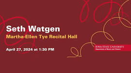 Seth Watgen Senior Recital