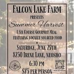 Falcon Lake Farm Summer Harvest Dinner