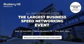 Business Speed Networking Event at Blueberry Hill Hotel