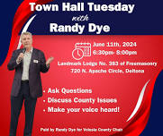 Town Hall Tuesday with Randy