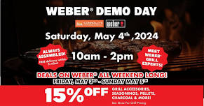 Weber® Grill Demo Day! (At Dupont Rd. & Illinois Rd. Locations)