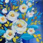 Paint Nite: Blue Magnolia Bouquet