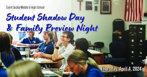 St. Cecilia Student Shadow Day & Family Preview Night