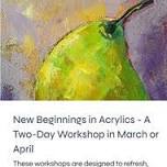 Class/Workshop: New Beginnings in Acrylics at Helen Arts & Heritage Center