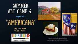 Summer Art Camp #4 - Americana (ages 5-7)