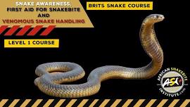 Snake Awareness First aid for Snakebite, Venomous Snake Handling