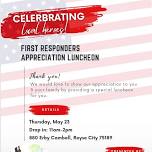 First Responders Appreciation Luncheon