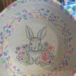 Embroidered Rope Bowl Class with Cathy Chamberlain Sat., May 4th 12-4 In Person/Zoom