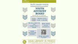 Youth Advisory Board: New Opportunity at Main!