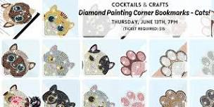 Cocktails & Crafts - Diamond Painting Corner Book Marks