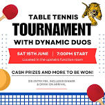 TABLE TENNIS TOURNAMENT WITH DYNAMIC DUOS 