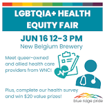 LGBTQIA+ Health Equity Fair — Blue Ridge Pride