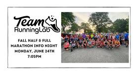 Fall Half & Full Marathon Training Info Night