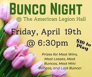 Bunco at the Legion Hall