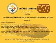 Steelers v. Commanders - Ride, Tailgating and Tickets