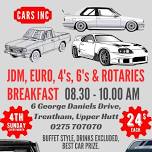 Cars Inc JDM, Euro, 4's, 6's & Rotaries Breakfast