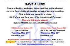 FREE ADULT CPR/AED & STOP THE BLEED CLASSES