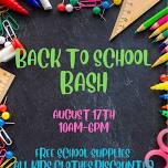 Back to School Bash