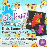 Let’s Paint A Hungry Dino!