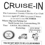 Lawrence County Classics Car Club Cruise-In