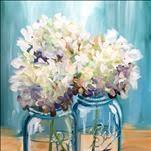 Happy Hydrangeas! CANVAS or WOOD x2 Points!