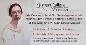 Life Drawing by Arbor Gallery Fine Art