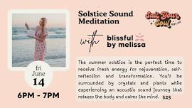 Solstice Sound Meditation