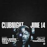 Clubnight with Ben Sims, OLLY, Yhii, Mixtinct, TARON X