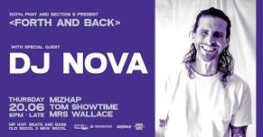 Forth & Back feat special guest DJ NOVA