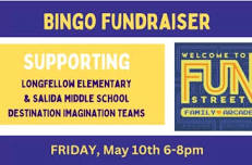 Bingo Fundraiser - Destination Imagination