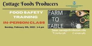 Cottage Foods Producers-  Alamosa in person training