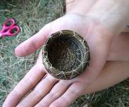 Coiled Pine Needle Baskets