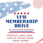 VFW Membership Drive and Potluck Dinner