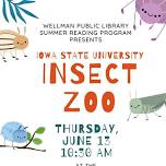 Wellman Public Library Summer Reading Program Presents: ISU Insect Zoo