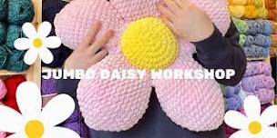 Jumbo Daisy cushion workshop | Crochet