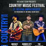 Country Music Festival Saturday August 31st St. Helena Amphitheater Canal Fulton 2-10 pm