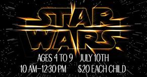 Star Wars Summer camp for ages 4 to 9